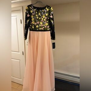 Floral Embroidered gown